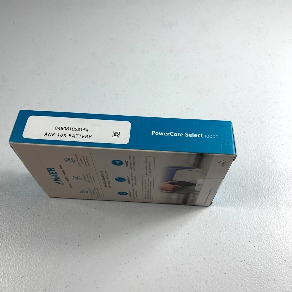 Anker PowerCore Select 10000mAh Portable Charger Power Bank‎ PowerIQ A1223 Black